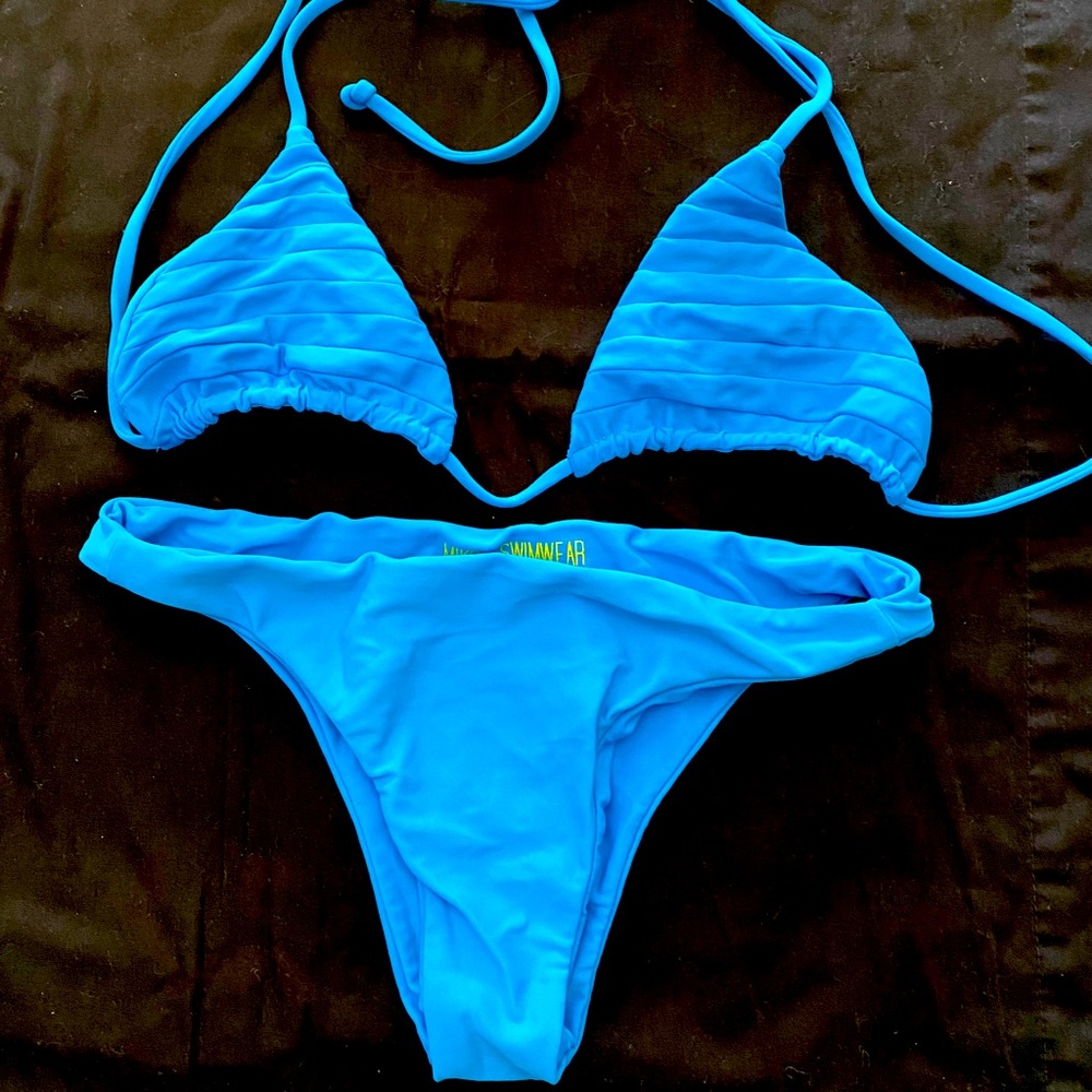 Mikoh bikini, turquoise, size Medium